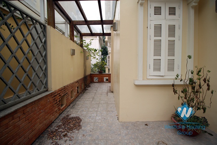 Nice house for rent in Tay Ho area. Unfurnished house